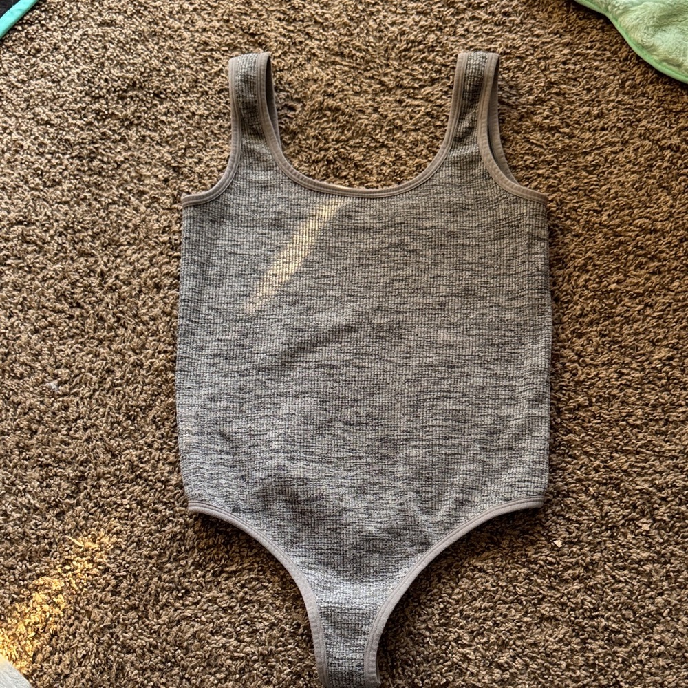 Gray Women’s One Piece Bodysuit